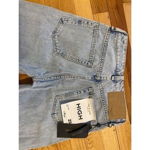 rag & bone maya high rise slim cigarette jeans, size 23